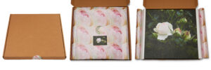 Roomblooms, Crown of Rosebuds, Print on Canvas, 300x300mm, Custom Packaging