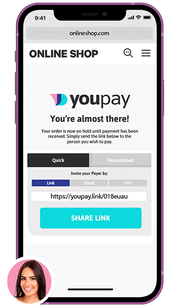 Roomblooms - Request the gift you want with YouPay! Step 2